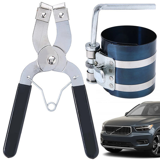 3Pcs Stainless Steel Car Piston Ring Installer Piston Ring Plier Compressor Tool