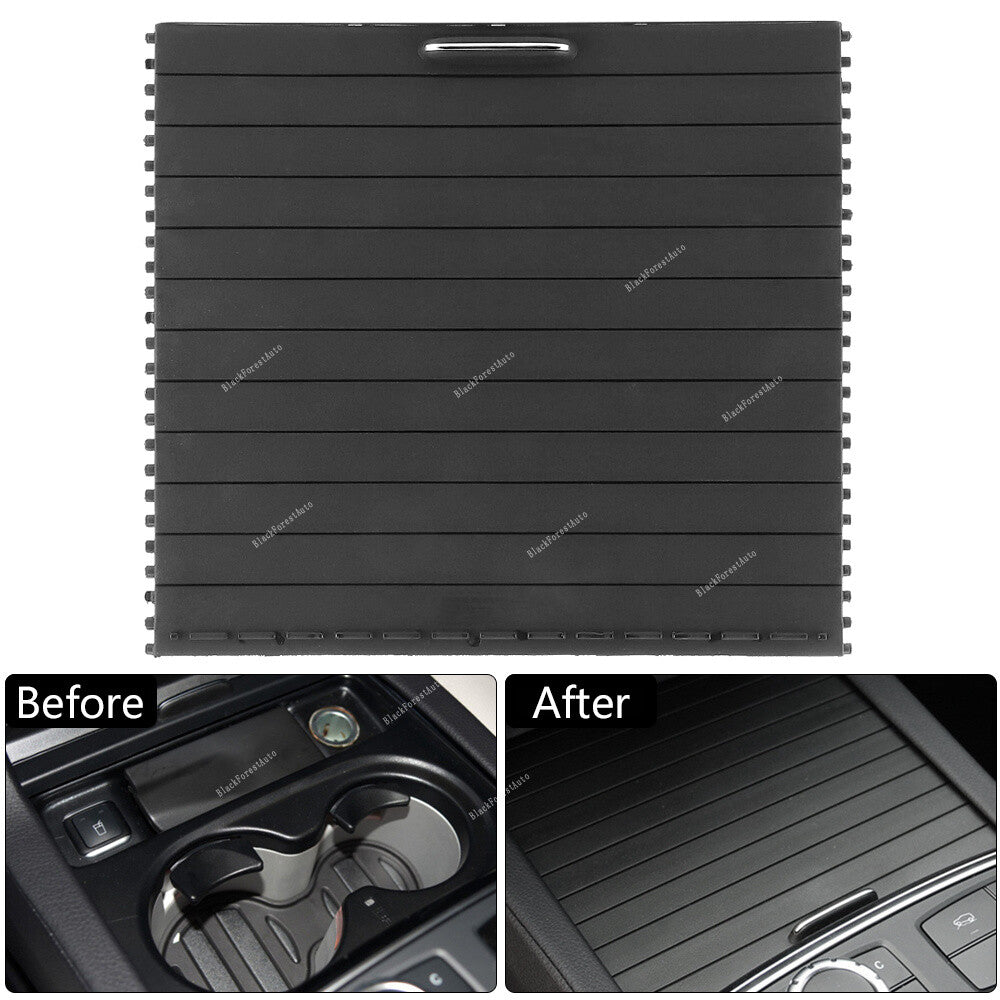 Black Central Console Roller Blind Cover Fit for Mercedes W166 X166 ML GL GLS Q