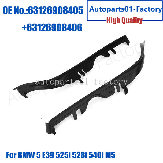 L+R Upper Headlight Headlamp Gaskets Sealing for BMW 5 E39 525i 528i 540i M5