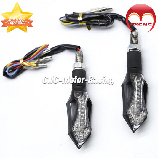 Universal Motorcycle DC 12V 5.4W 4-Wire LED Flashing Turn Signal