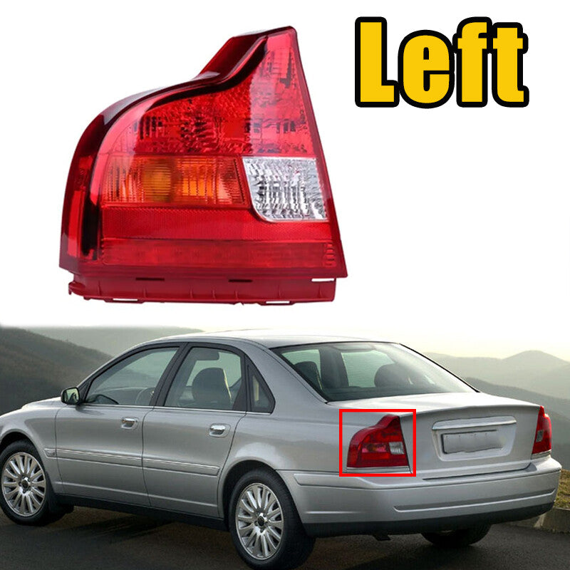 Left for Volvo S80 2004-2006 Rear Tail Light Warning Brake Light Without Bulbs