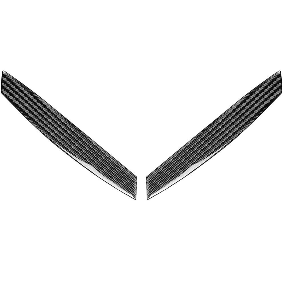 2-Piece Carbon Fiber Interior Front Door Cover Trim for BMW Z4 E85 2003-2008