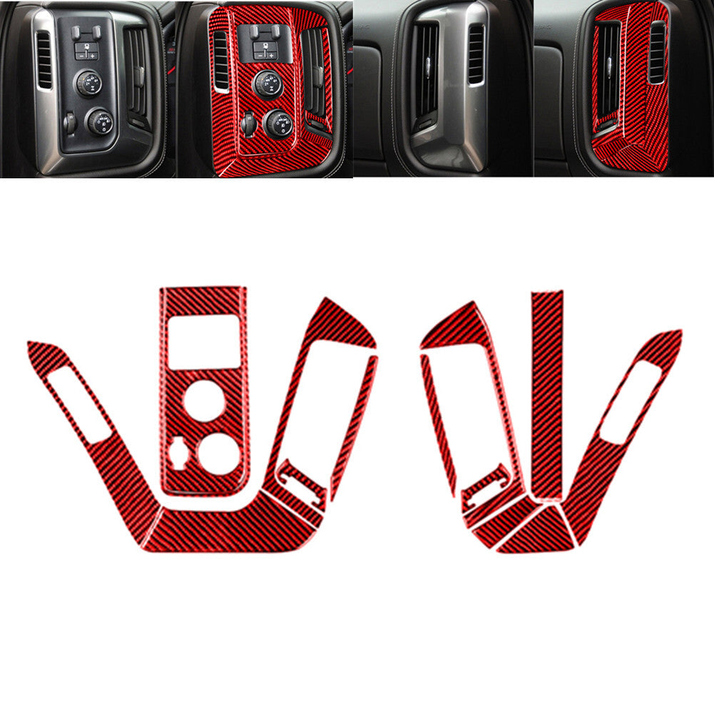 Carbon Fiber Automatic Transmission Cover Trim Type C for Camry 2007-2011 v