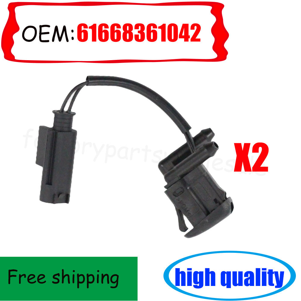 2Windshield Washer Nozzle Heated Dual Inlet Squirter Jet for 5- E39 n