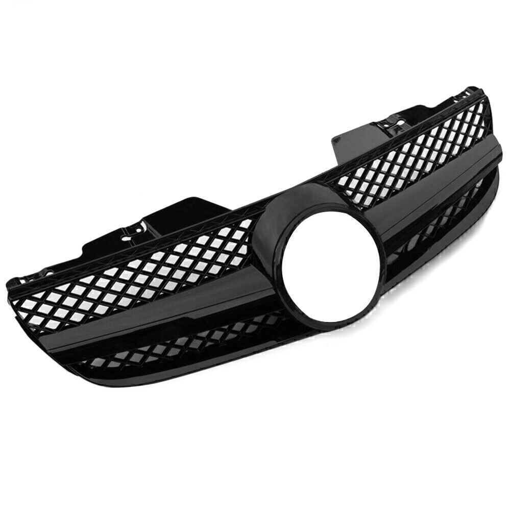 Upper Bumper Mesh Grille for Mercedes-Benz R230 W230 SL500 SL600 2007-2009 Black