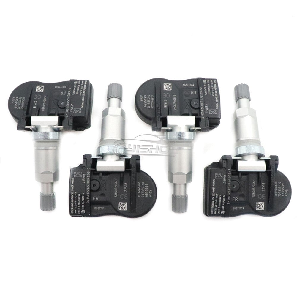 Set 4 Tire Pressure Sensor 6855539 for BMW M2 M3 M4 X1 X5 X6 for Mini Cooper TPMS US