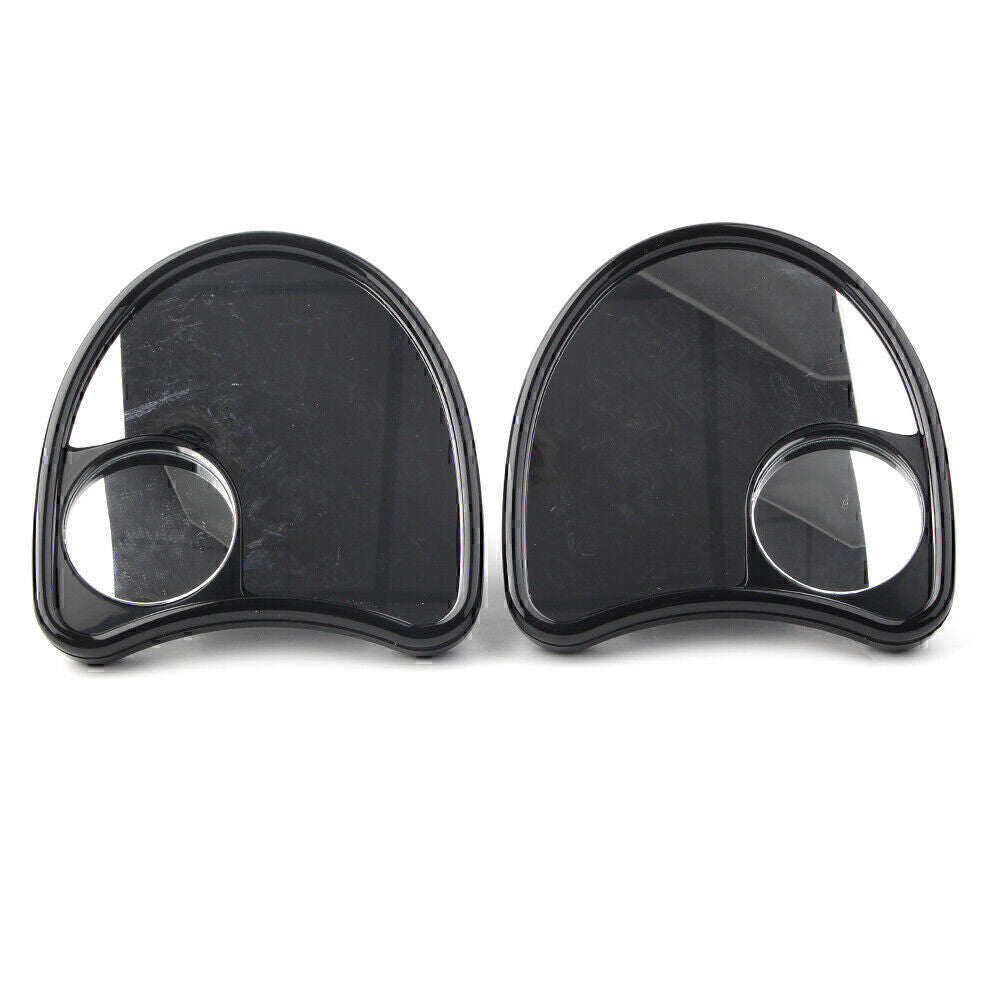 Rear Side Wide Angle Blind Spot Mirror Fairing Mount For Touring Street Glide po Q