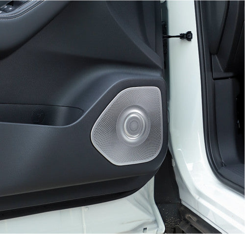 For F150 2021-2023 Gloss Black ABS Car Rear Door Tailgate Handle Cover Trim v