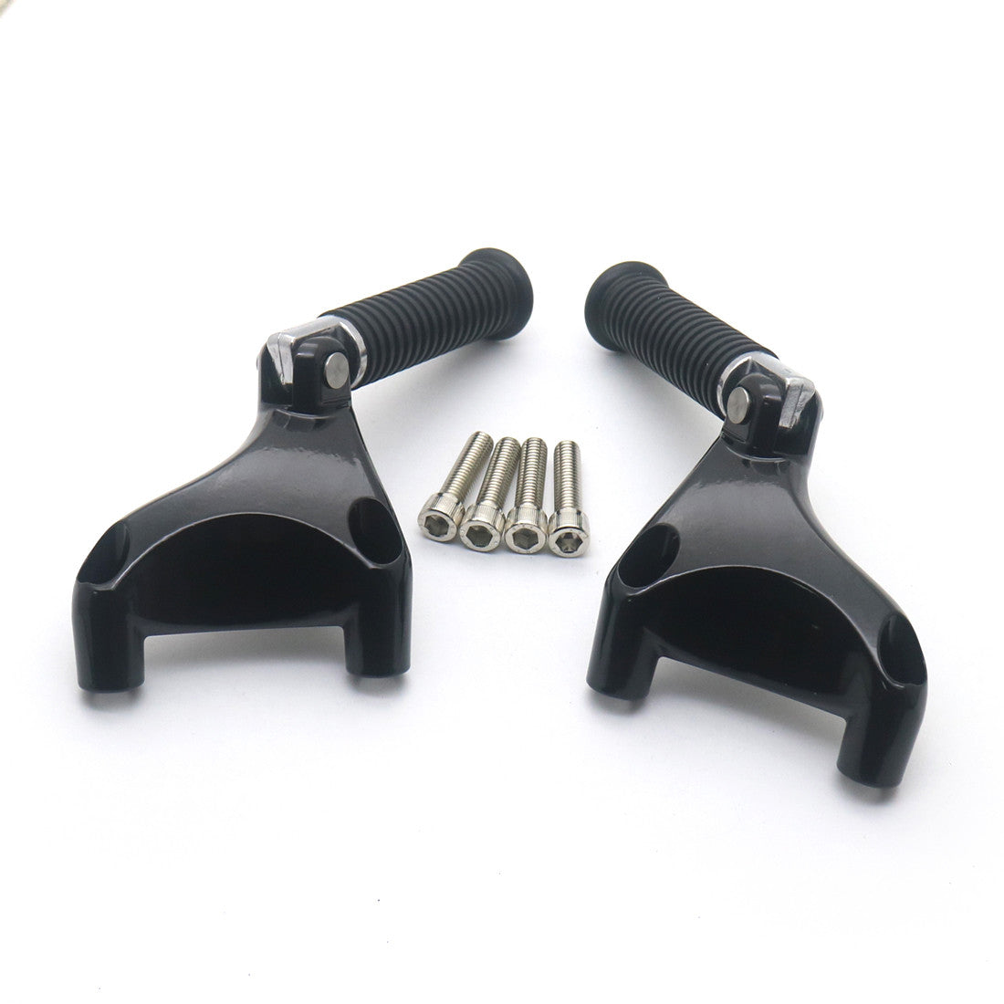 Black Passenger Rear Foot Peg Footpeg Mount for Harley Sportster 1200 883 04-13 Q