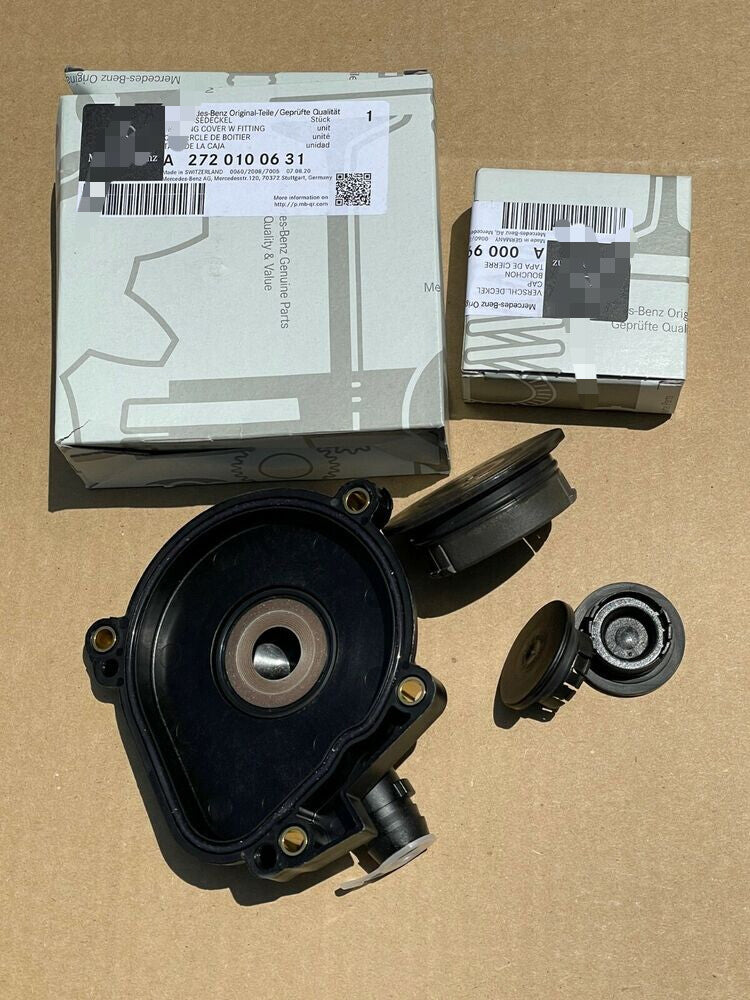 Suitable for Mercedes-Benz engine oil separator protector + camshaft cover kit - brand new Q