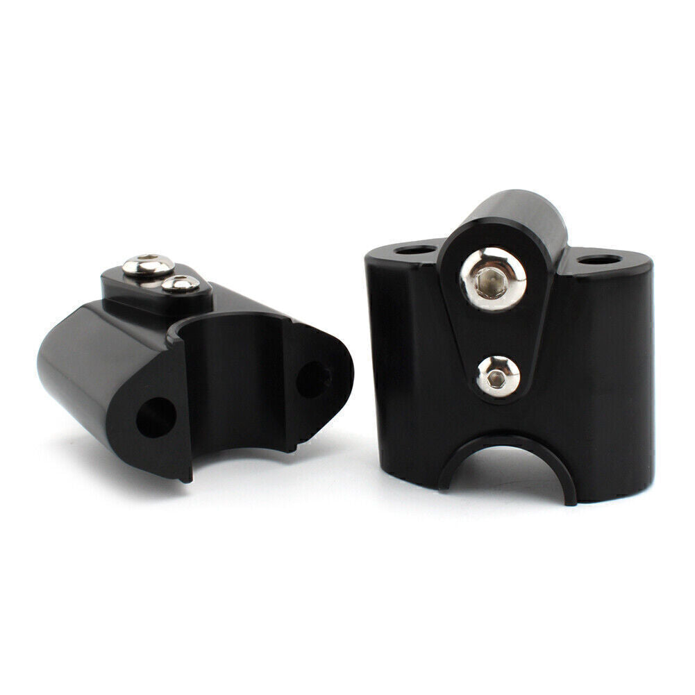 Black Handlebar Risers Handle Bar Lift Clamp Adapters for BMW R 18 Q