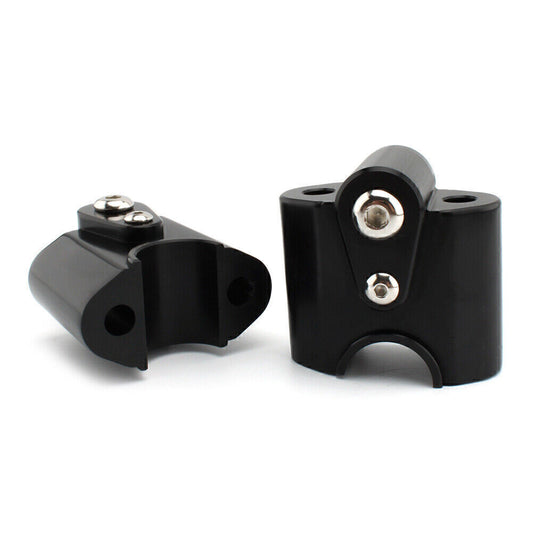Black Handlebar Risers Handle Bar Lift Clamp Adapters for BMW R 18 Q