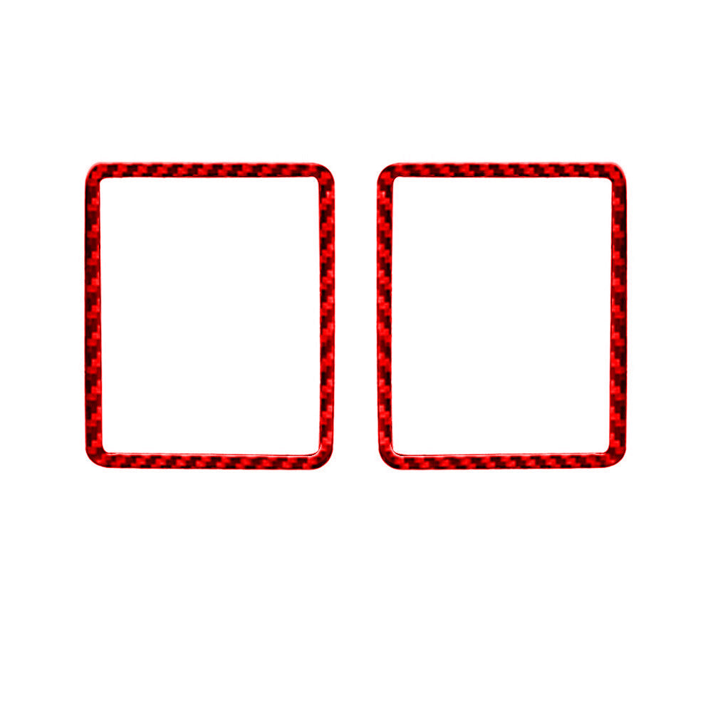 Carbon fiber style air conditioning blade cover decoration suitable for 16-2020 for Tacoma- v