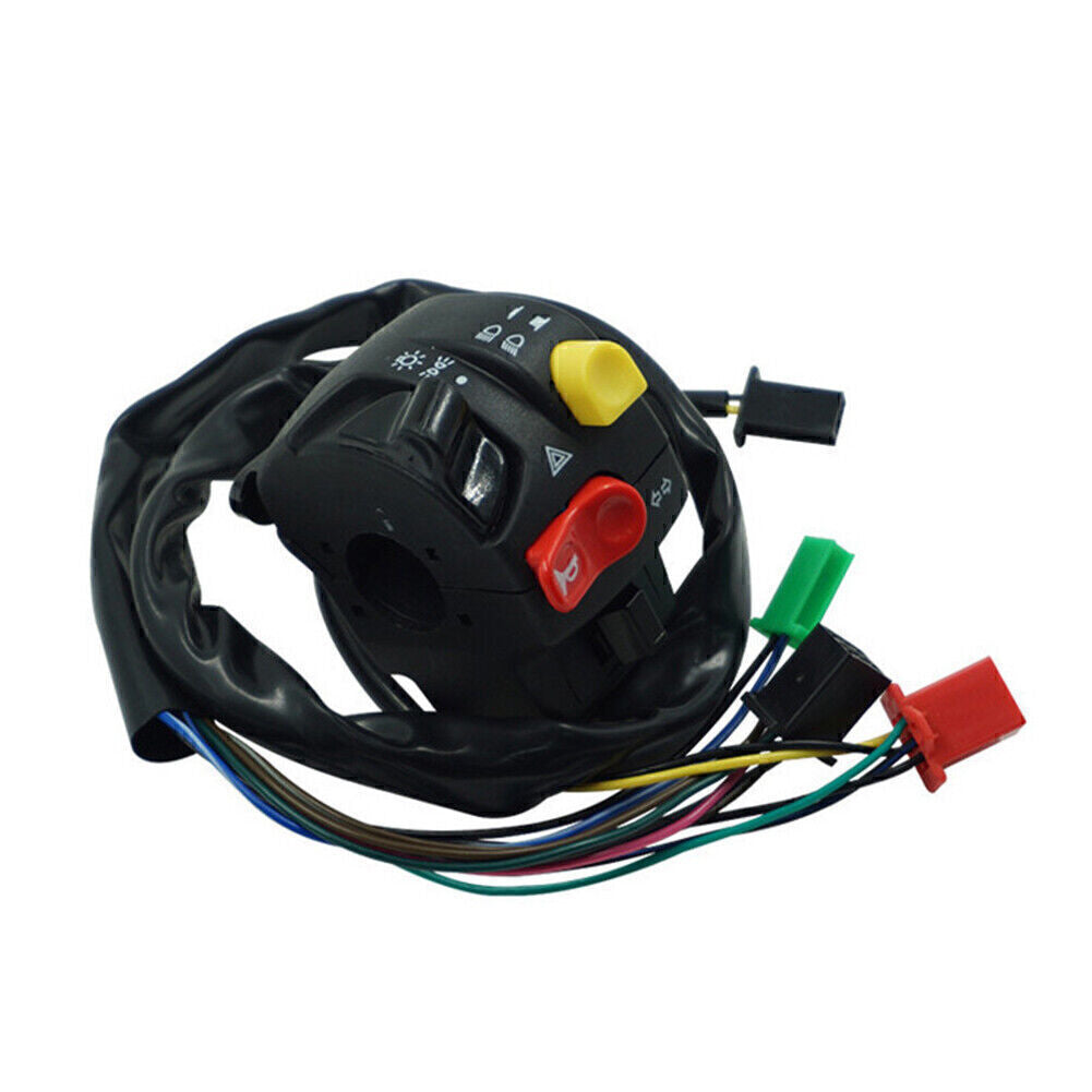 22mm Handlebar Switch Multi-function Motorcycle Switches Race Bikes Universal Q