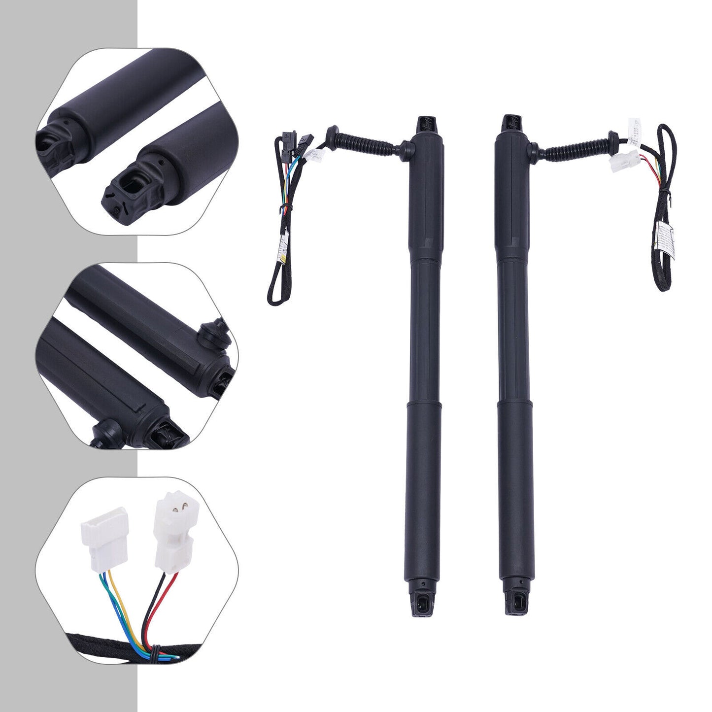A pair of left and right power tailgate lift support pillars for BMW X5 E70 2007 - 2013.