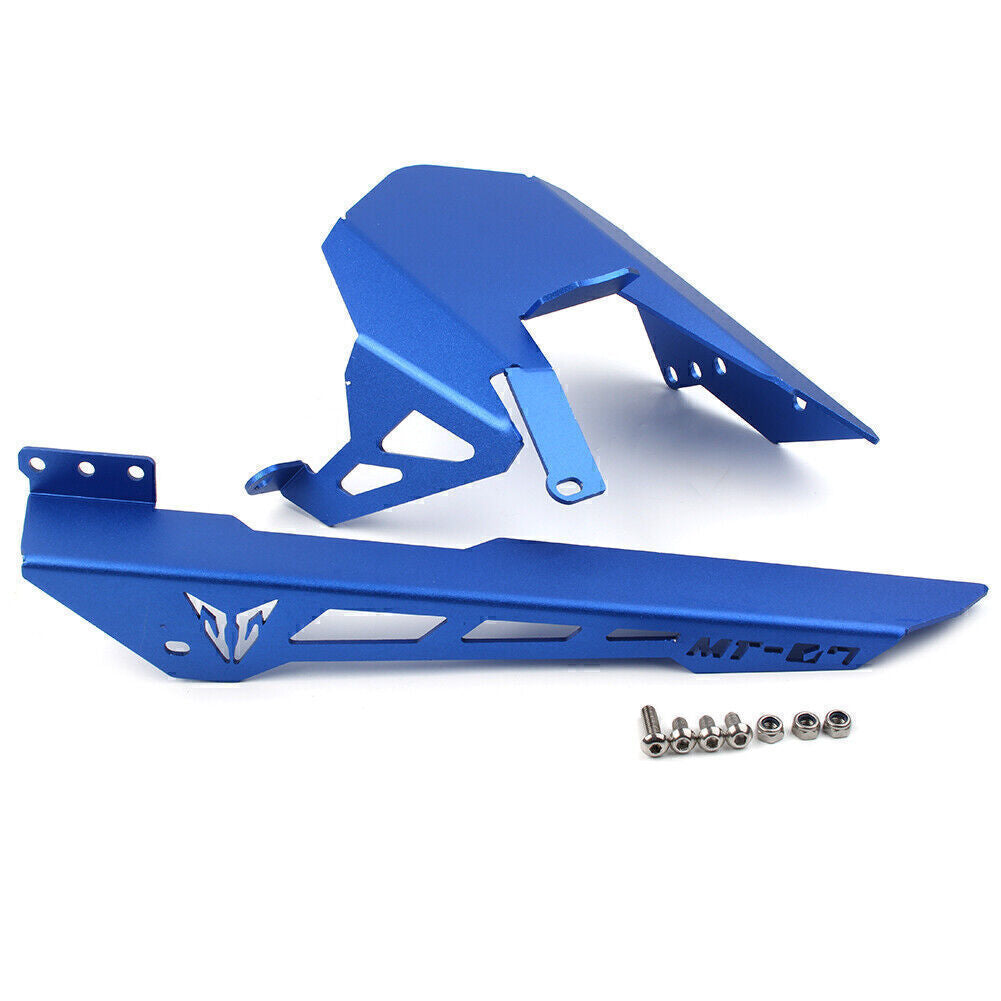 Motorcycle Chain Guard Cover Aluminum Fit for YAMAHA MT-07 MT07 2014-2016 Blue
