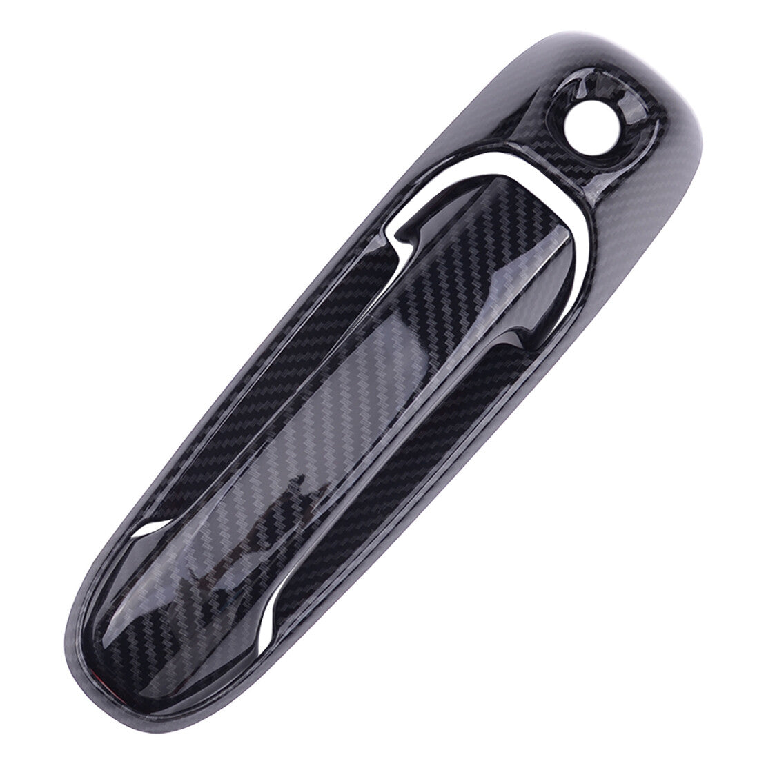 Carbon Fiber Black Door Handle Cover fit for for Jeep Grand Cherokee WJ 1999-2004 v