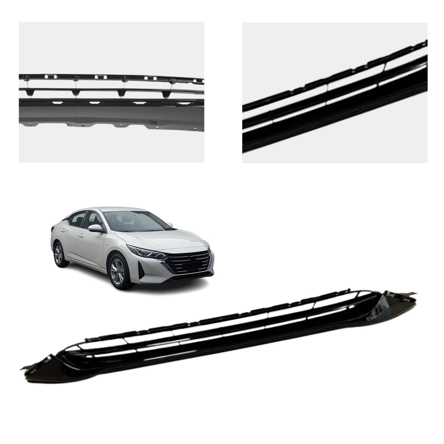 62254-6LY0A Front Bumper Lower Grille for 2024-25 for Nissan Sentra Grille Assembly