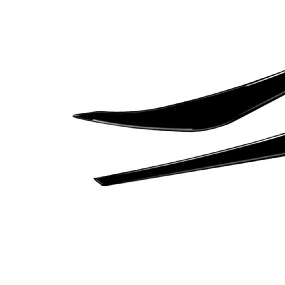 2Pcs Piano Black Headlight Eyebrow Cover Trim for Hyundai for Elantra 2016-2018 New n