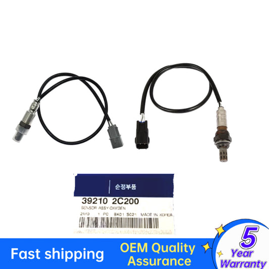 Two-pack of downstream and upstream oxygen (O2) sensors for modern for Genesis Coupe 2010-2014.
