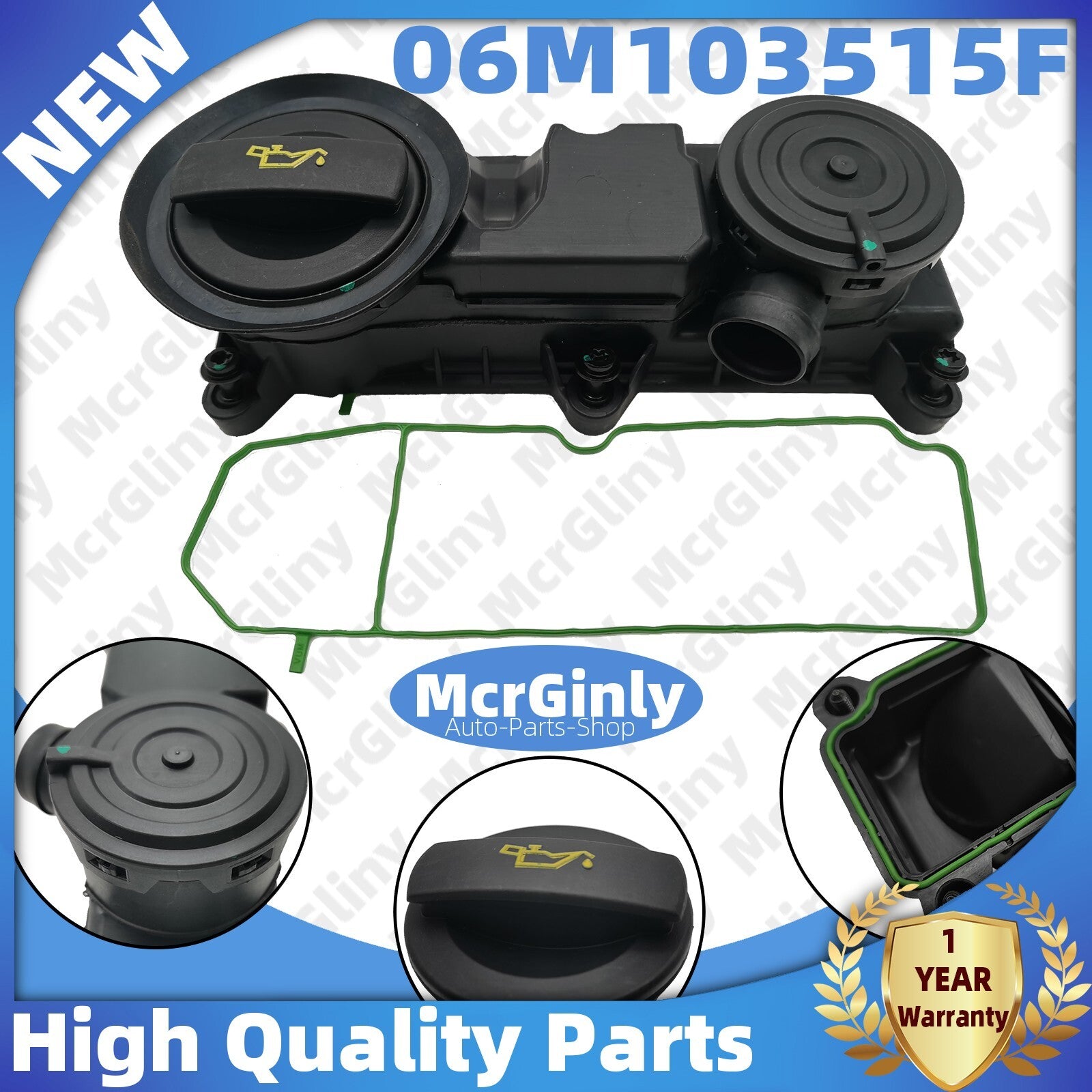 Engine crankcase ventilation valve suitable for Touareg, for Audi A4, A5, A6, Q7 #06M103515F- n