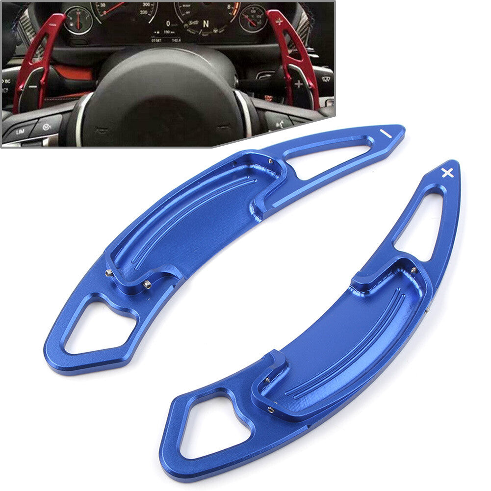for Honda Accord 2013-2019 Aluminum Blue DSG Paddle Shifters Extensions Trim