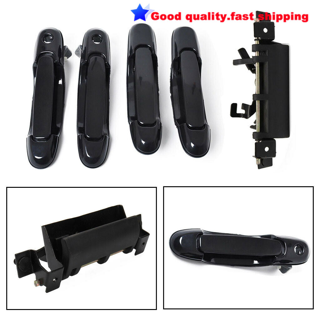 5Pcs Door Handles Outside Front Rear Left Right Tailgate Fit for Sienna 98-03 n