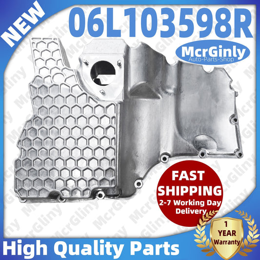 Aluminum lower engine oil pan suitable for Touareg 2018-2023 / for Audi A4 A5 A6 06L103598R- n