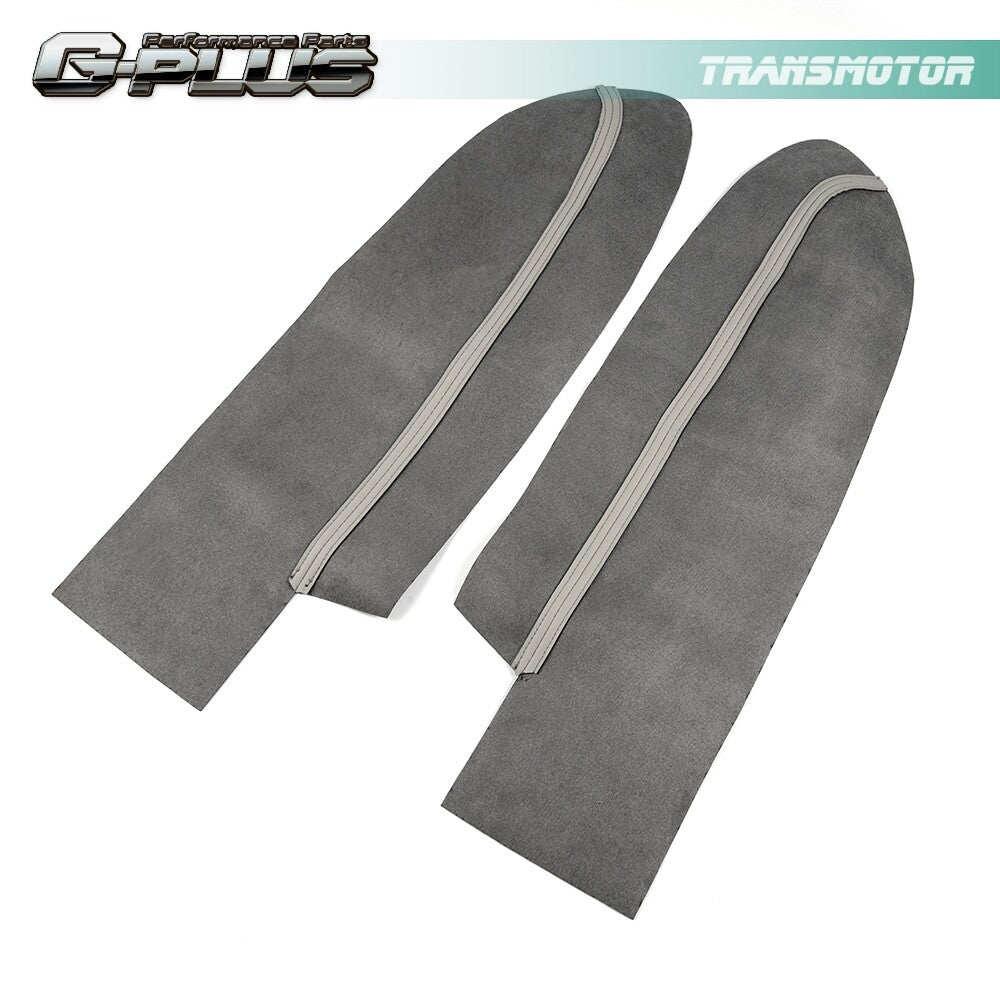 Fits 2007 - 2012 for Honda CR-V CRV Front Door Panel Armrest Cover Gray 2 Pieces - v