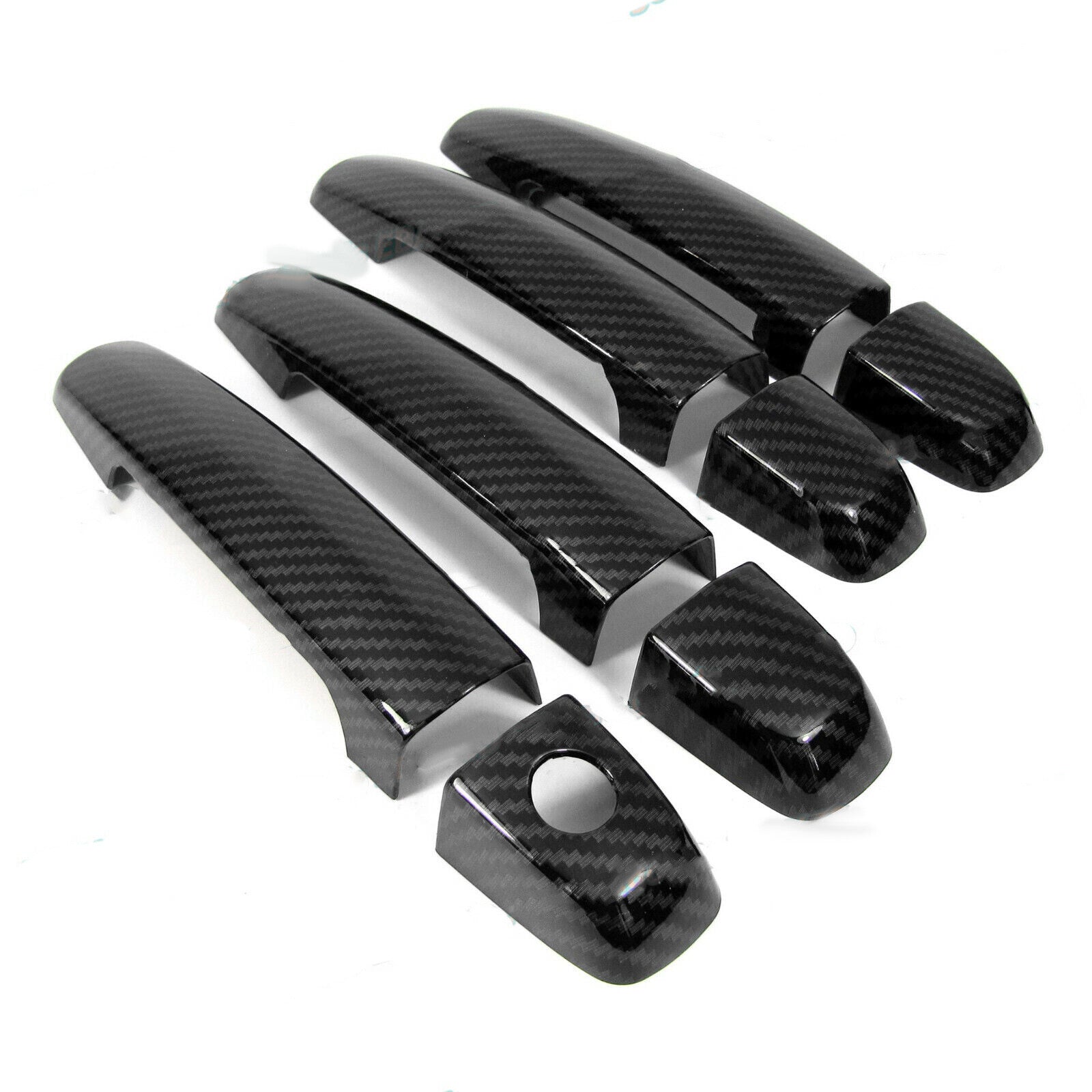 For 07-13 for Suzuki SX4 Sedan / Hatchback Carbon Fiber Side Door Handle Covers Trim