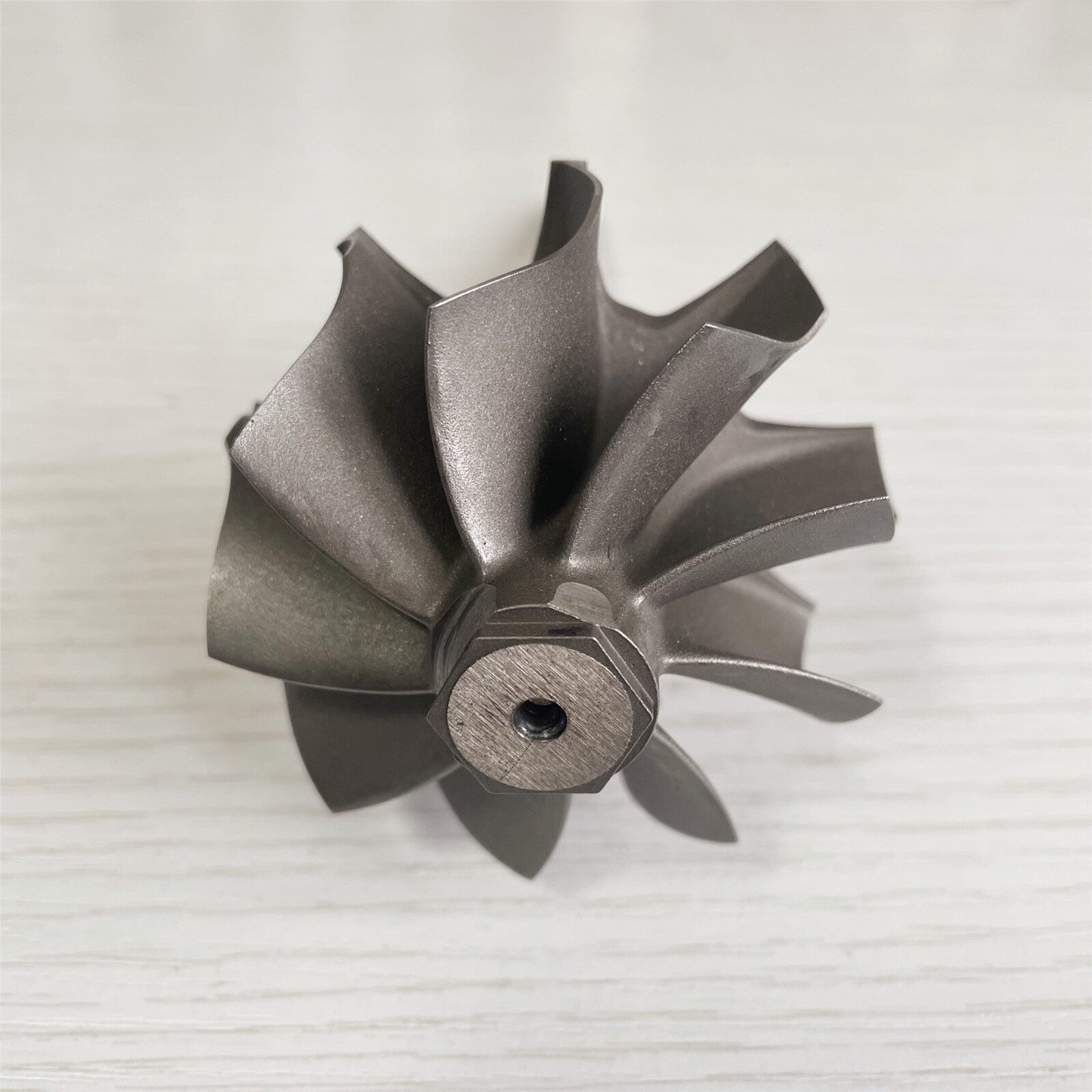 GT3584RS Reverse 9-blade 62.35/68.00 mm ball bearing turbine shaft wheel
