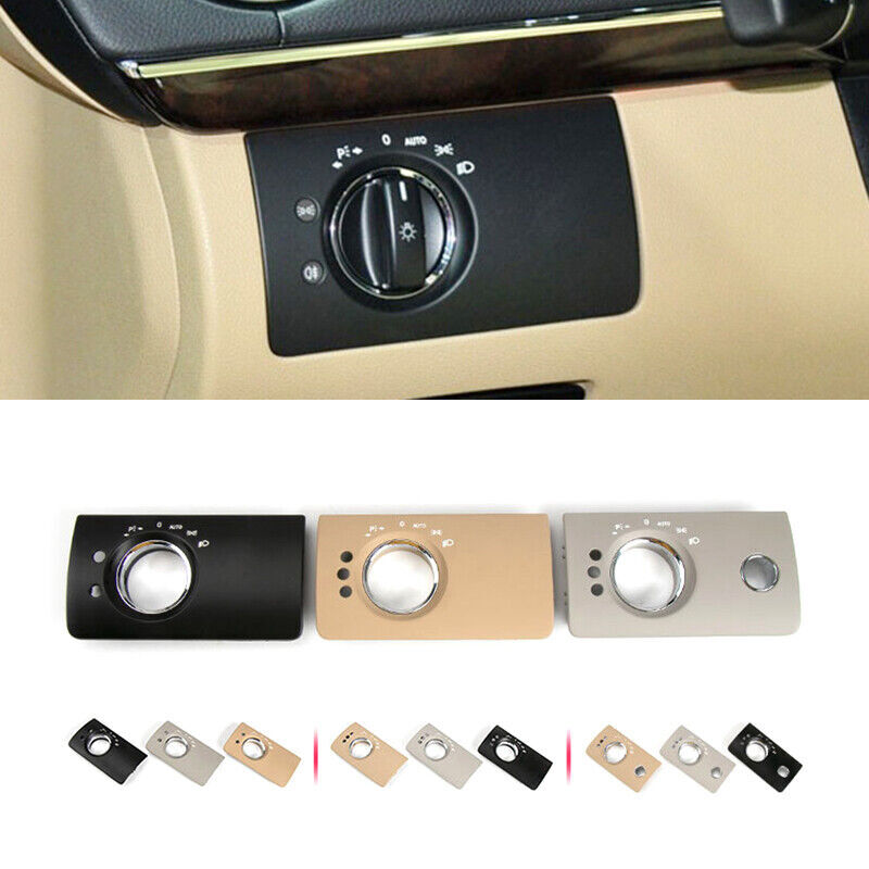 Replacement trim for car headlight switch button panel, suitable for ML, W164, GL, X164. (07-11-) n