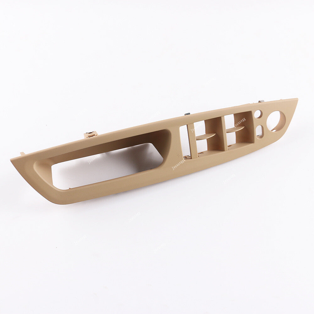 Front Door Window Switch Pull Strap Panel Left Cover Beige for BMW for X5 X6 E70 E71 Q