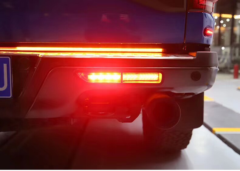 LED Rear Bumper Reflector Fog Brake Turn Indicator Lights for Ford F-150 Series
