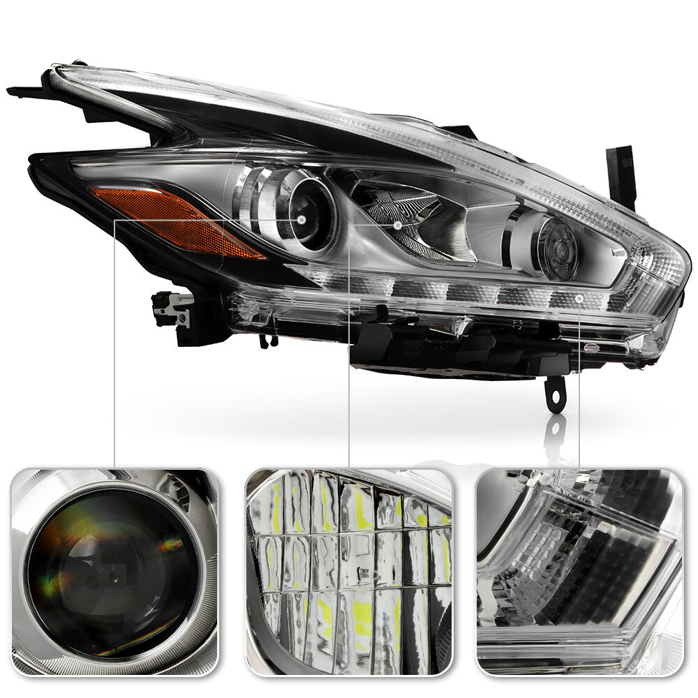 LED Projector Headlight Headlamp Passenger For 2015-2018 Murano Platinum n