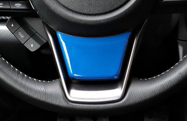 for Subaru Outback 2018-2019 Bright Blue Steering Wheel U-Type Cover Trim 1PCS