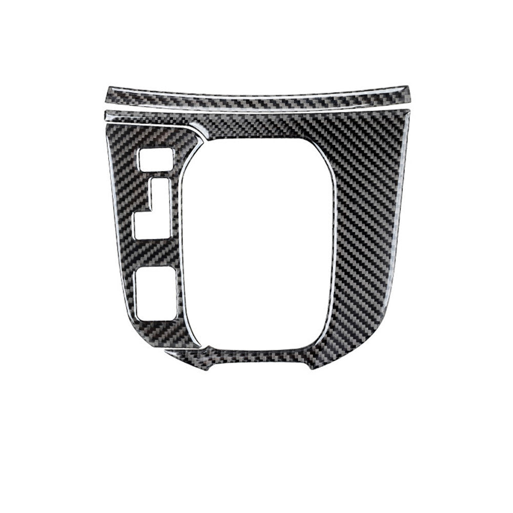 Red Carbon Fiber Interior Gear Shift Frame Cover Trim for Mazda MX-5 Miata 09-15 v