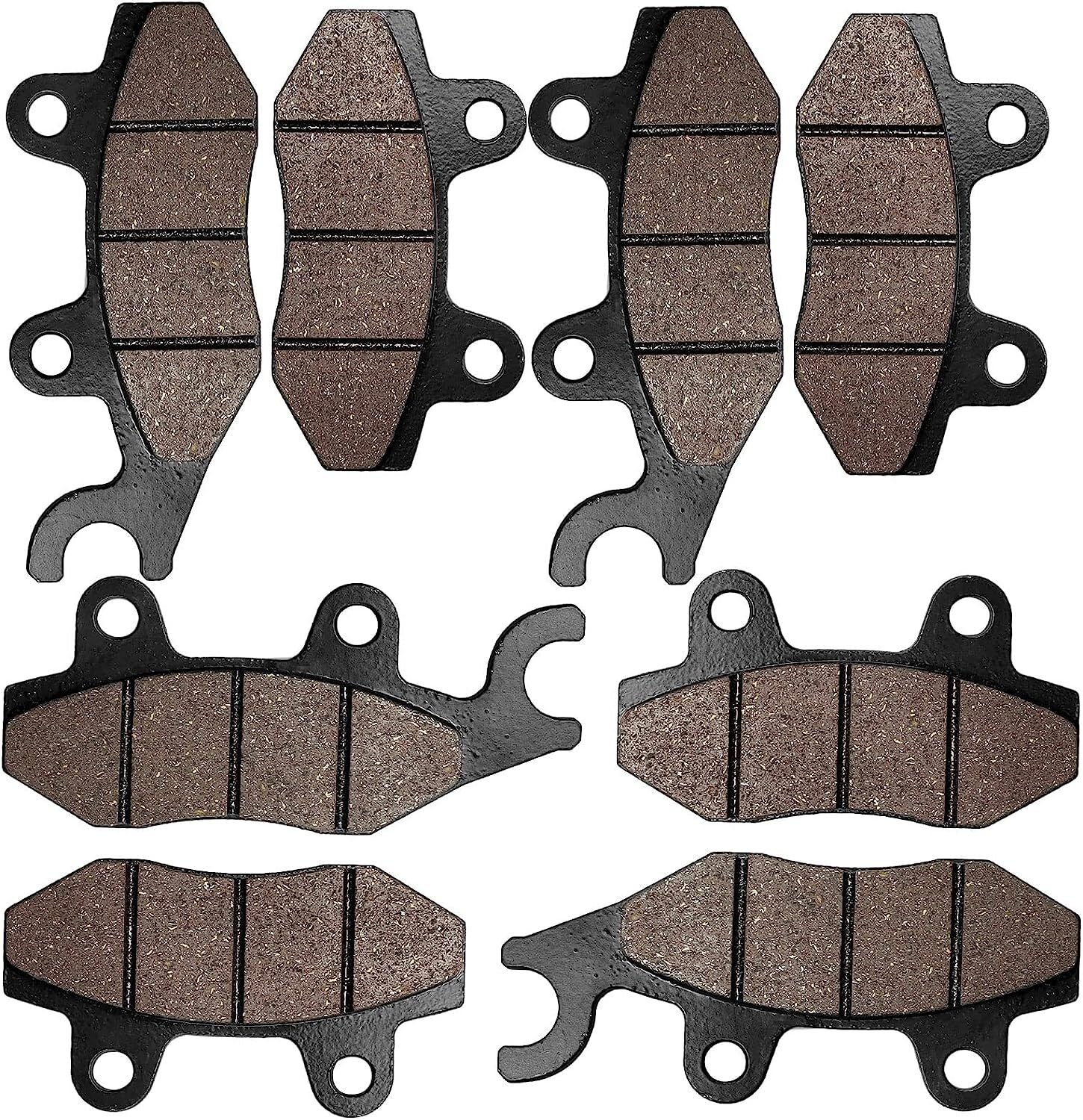 Front Rear Brake Pads for YAMAHA RHINO FHX/FDUX/FSEPX/FSEPX2/FSPX/FXGR/FXR 08-13