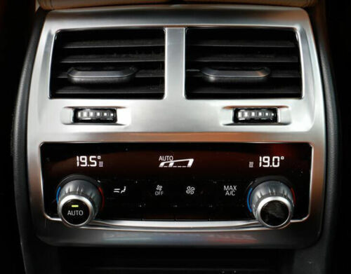 for BMW 5 Series G30 2017-2018 2022 Cover Trim ABS Silver Rear Air Outlet Vent