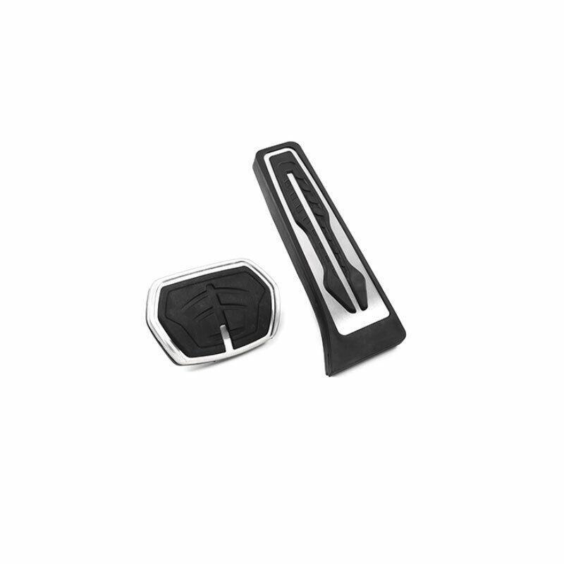 Fit for BMW X1 F48 2016-2021 Silver Aluminum Brake Pedal Accelerator Pedal Cover