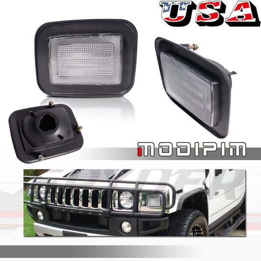 Transparent front bumper turn signal lens suitable for 03-09 for Hummer H2 for Hummer 05-09 H2 SUT- v