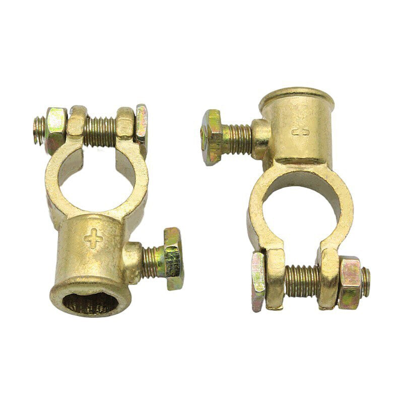 16-18mm 2PCS/Set Car Trucks Battery Terminal Clamp Connectors Aluminum Top Post v