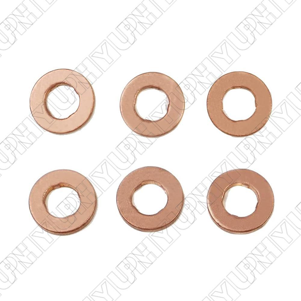 6Pcs Diesel Injector Copper Washers Seals for BMW F00VC17503 13532247156 2856436 Q