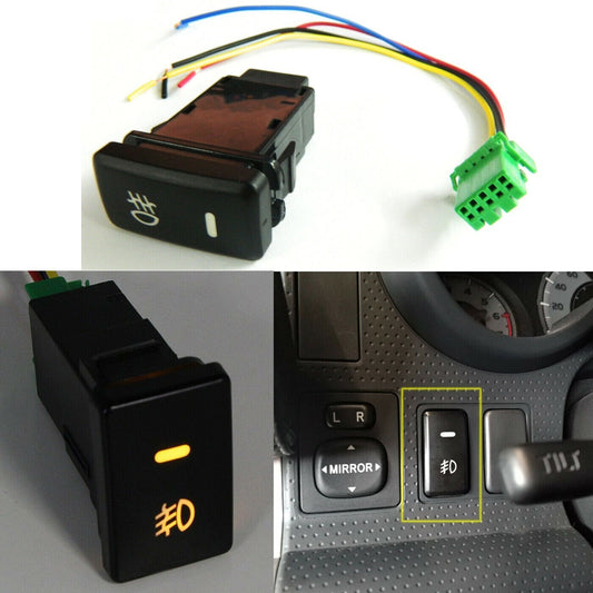 Button Push On Off 39mm Accessories Fog Light for Toyota -Tacoma LED