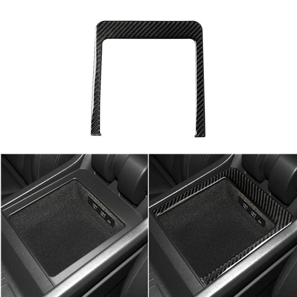 Red Carbon Fiber Gear Shift Inner Frame Cover For Ranger 2019-2022 Type A v