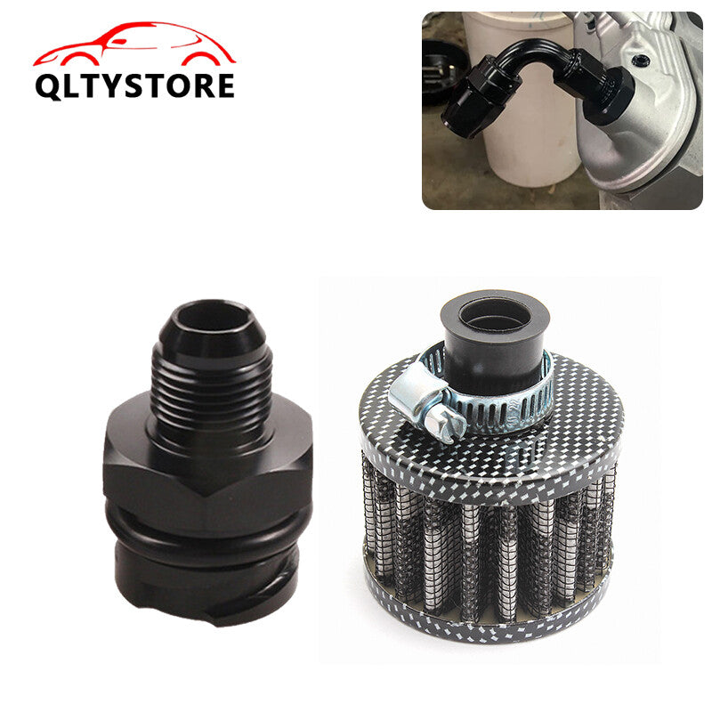 Billet Valve Cover Oil Cap & Carbon Breather Filter for LSX LS1 LS6 LS2 LS3 LS7 Q