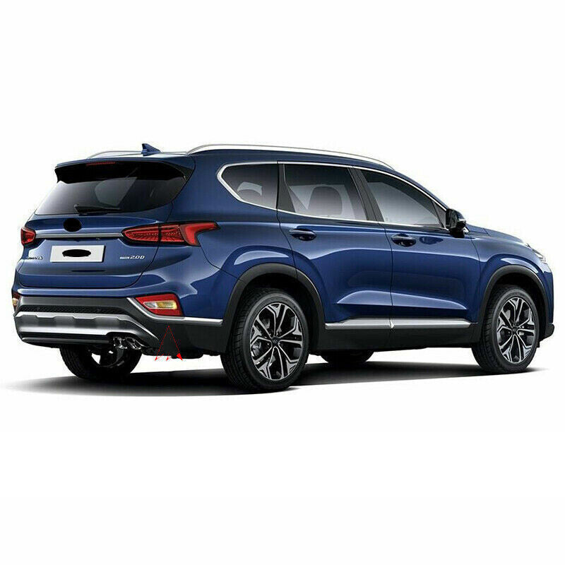 Car Tail Rear Fog Light Lamp eyebrow Cover Trim for Hyundai Santa Fe 2019-2020