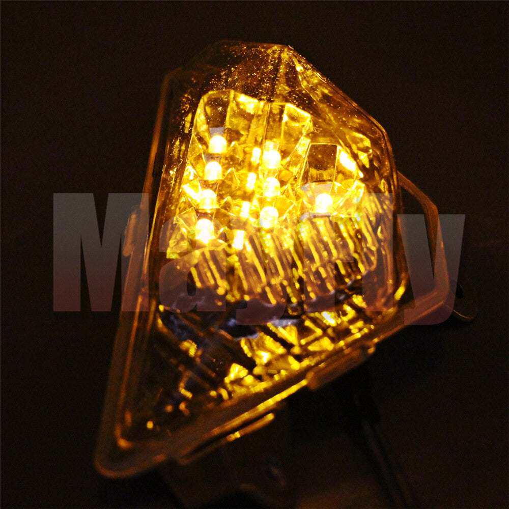Fit for Kawasaki ZX6R 250/300/400/650/1000 Front LED Turn Signals Light