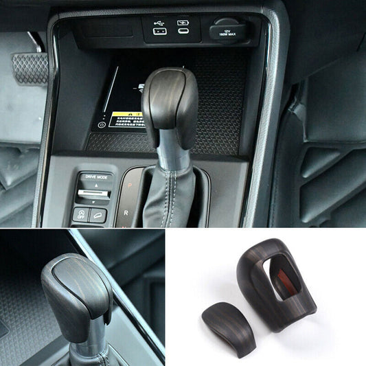Wood Grain Central Console Gear Shift Knob Trim 2pc for Honda CRV CR-V 2023-2024 n