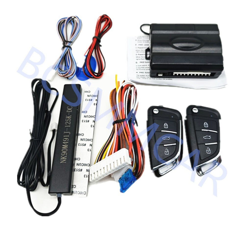 Car for Smart Central Door Lock Locking Keyless Entry System W/2 Remote Controllers